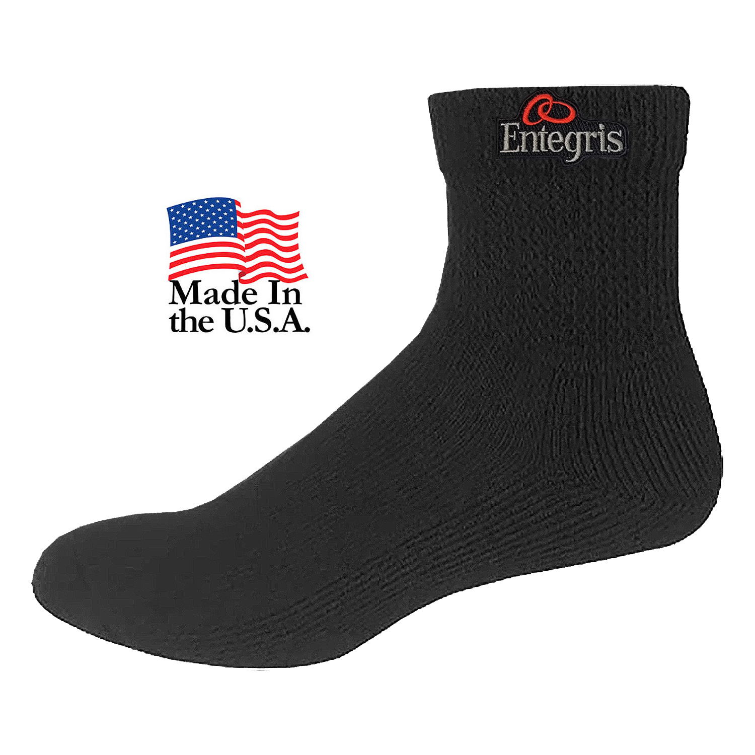 Non Binding Cotton Blend Athletic Quarter Socks
