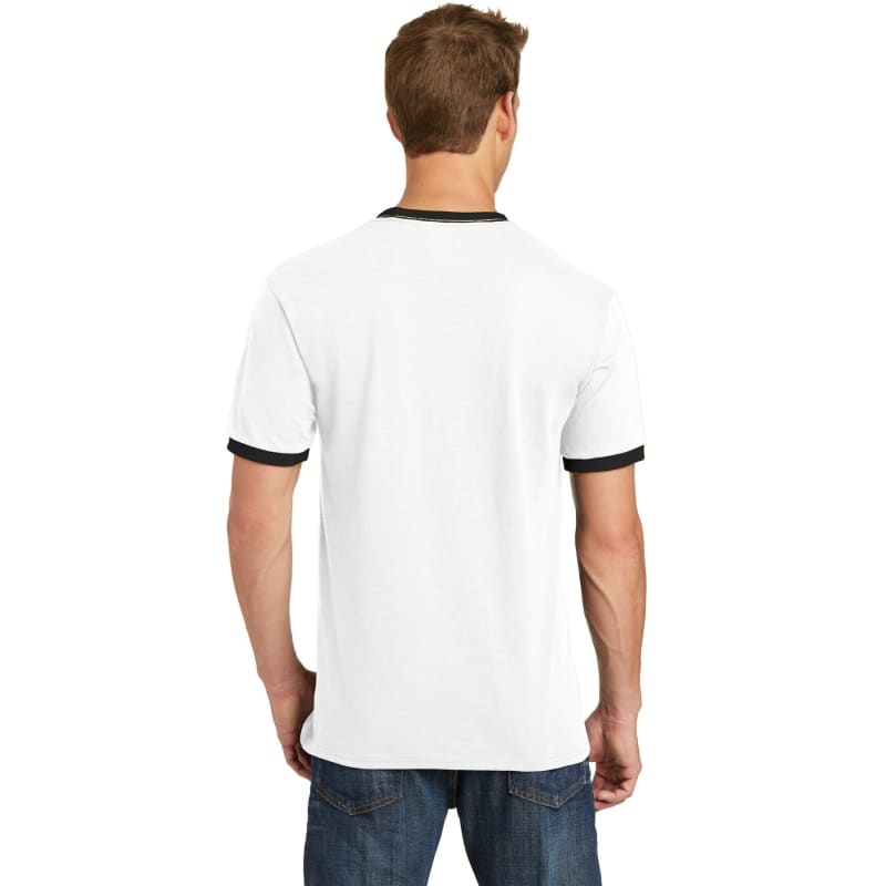 Port & Company Core Cotton Ringer Tee. 30