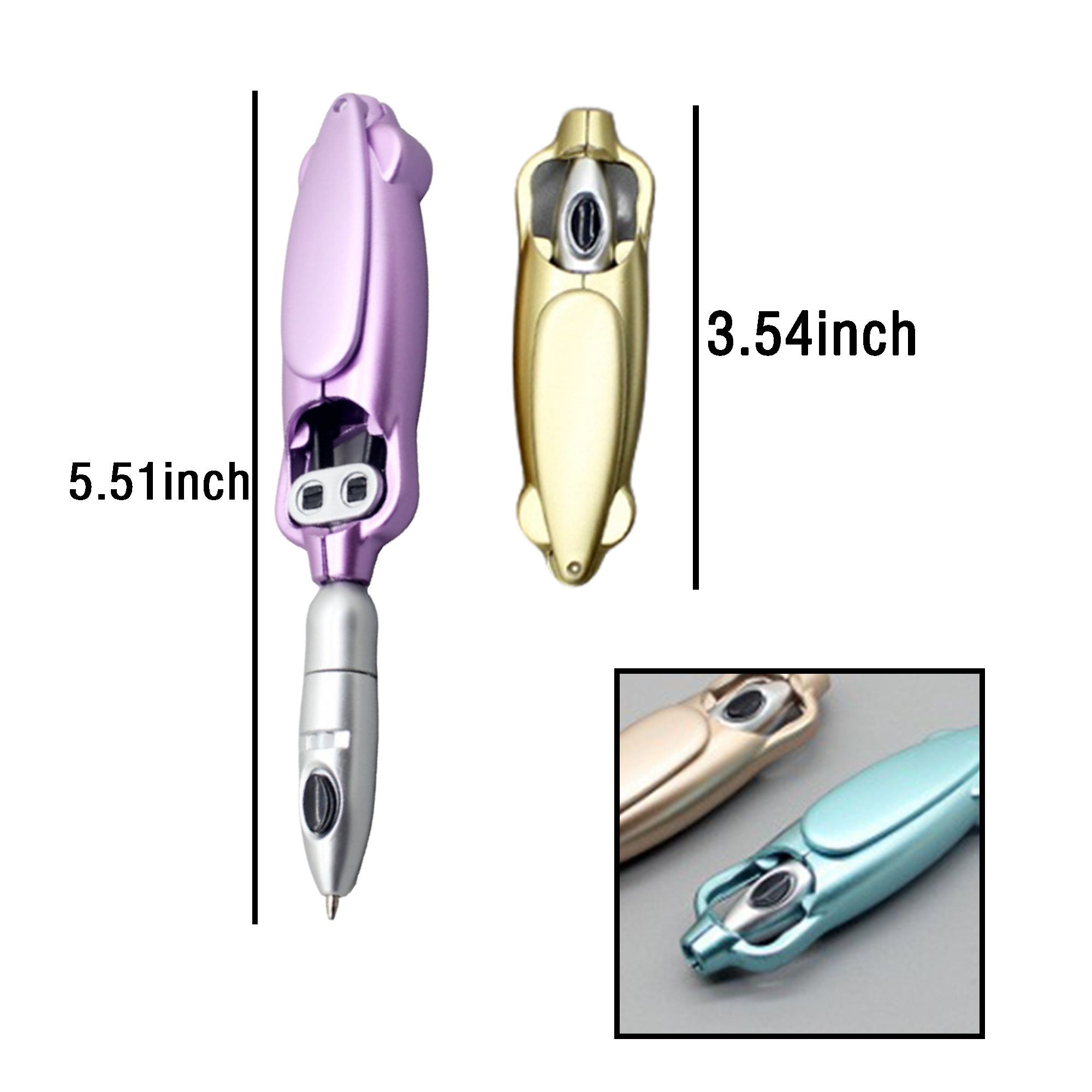 MOQ 20 PCS Retractable Novelty Pen 2