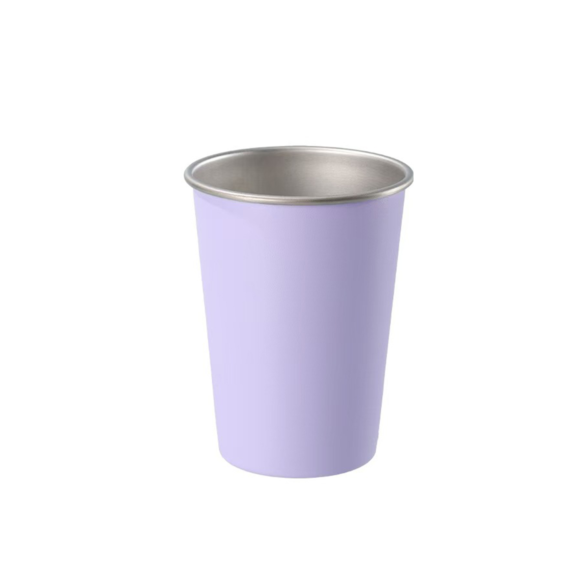 16oz Black Stainless Steel Pint Cup With Laser Imprint 8