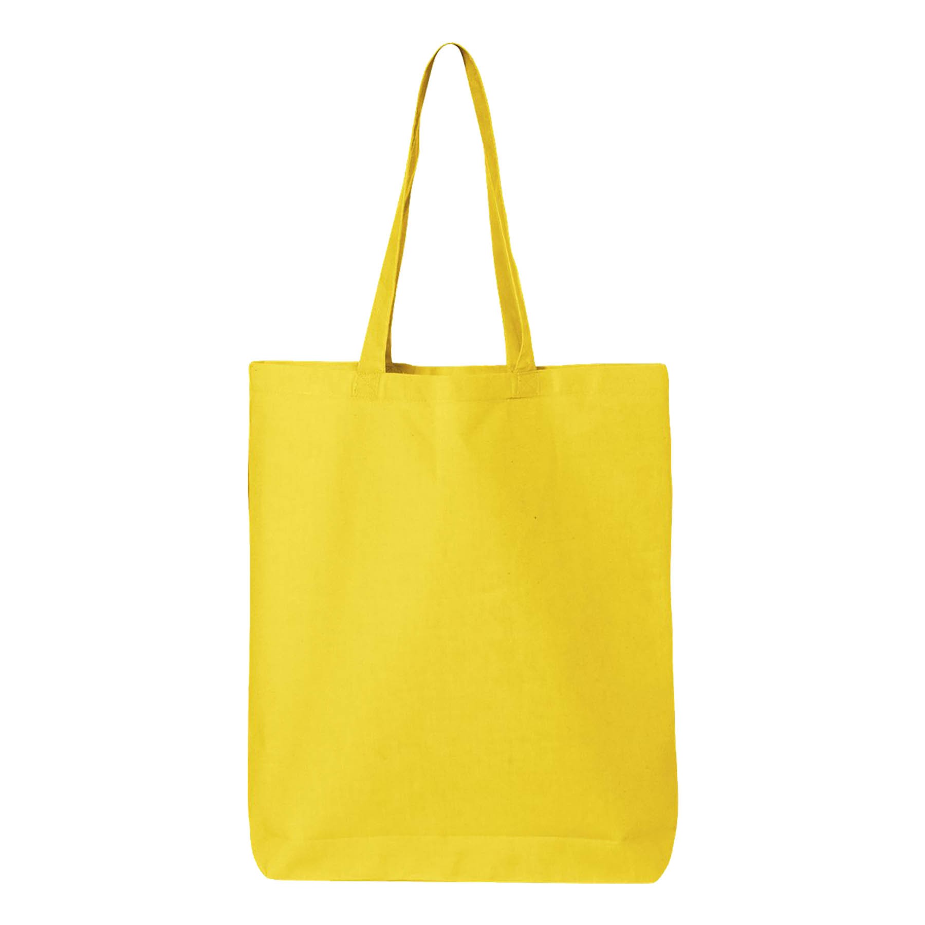 6 oz. 100% Cotton Canvas Tote Bag w/Bottom Gusset 27