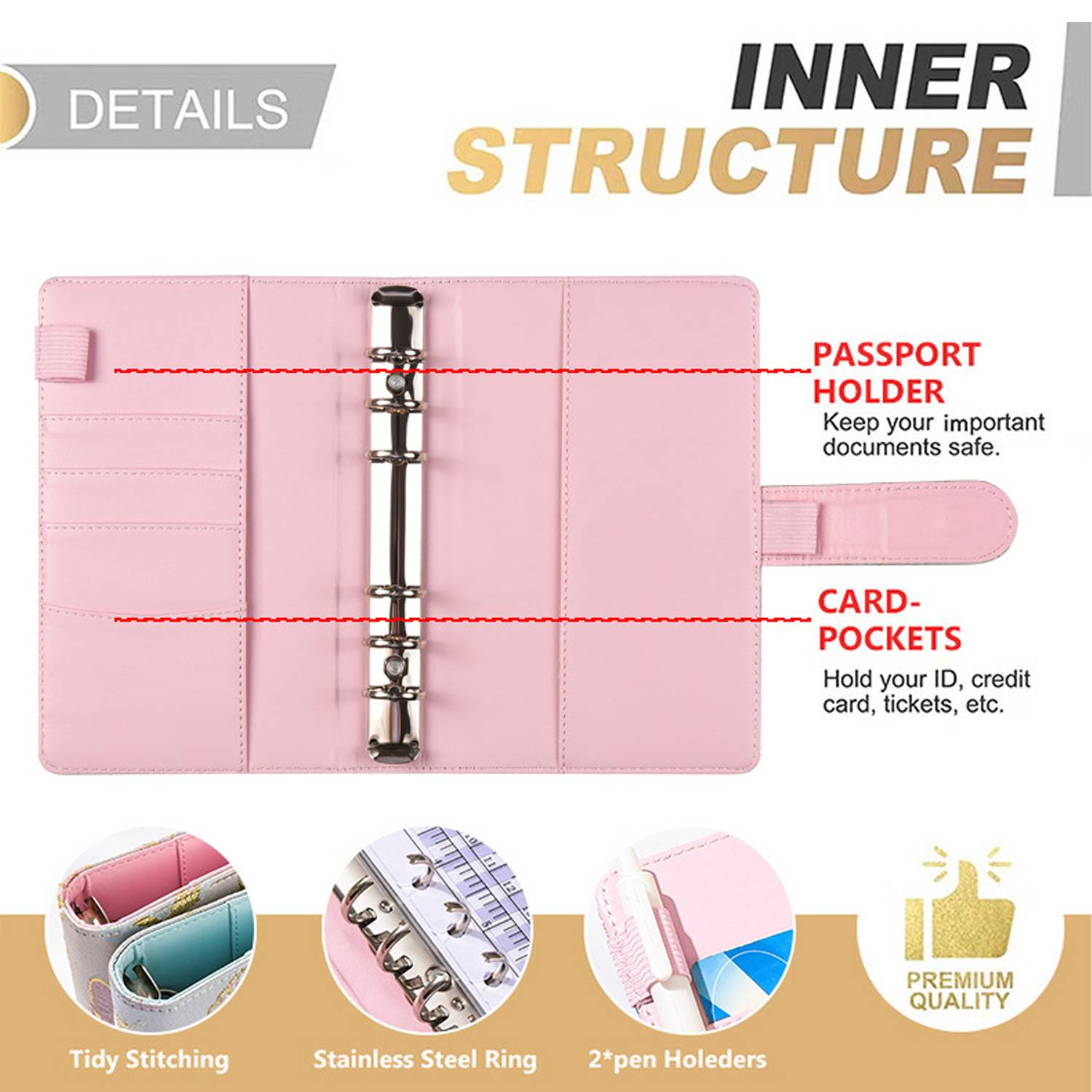 A6 Refillable Binder Notebook Set 8