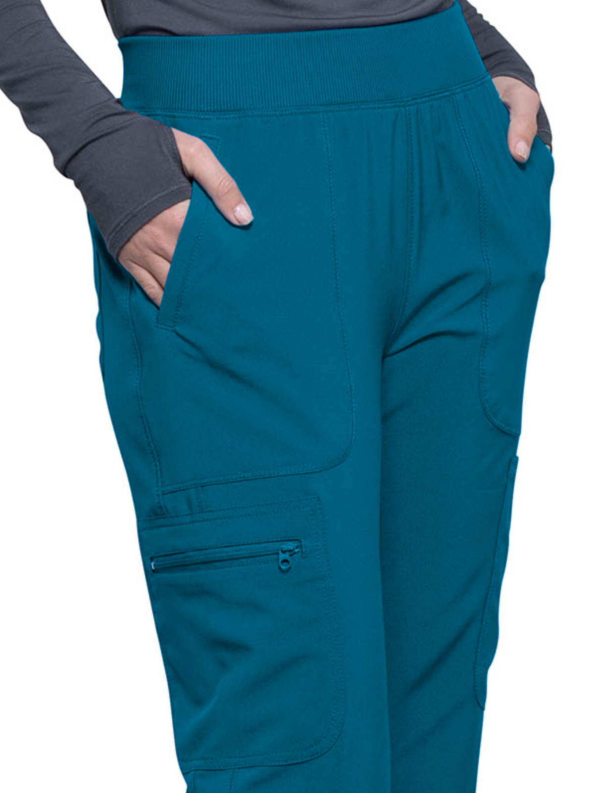Infinity - Women's 6- Pocket Mid Rise Tapered Leg Pant 20