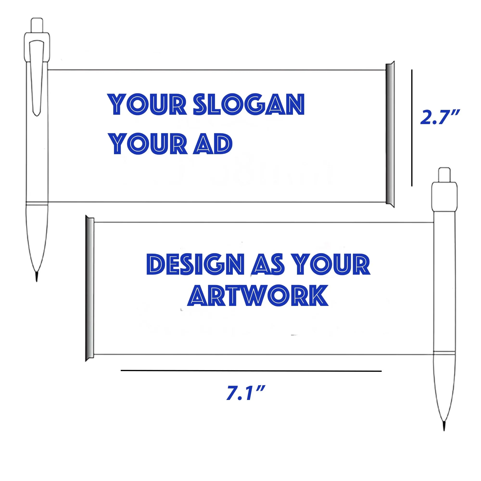 Pull-out Advertising Banner Pen 3