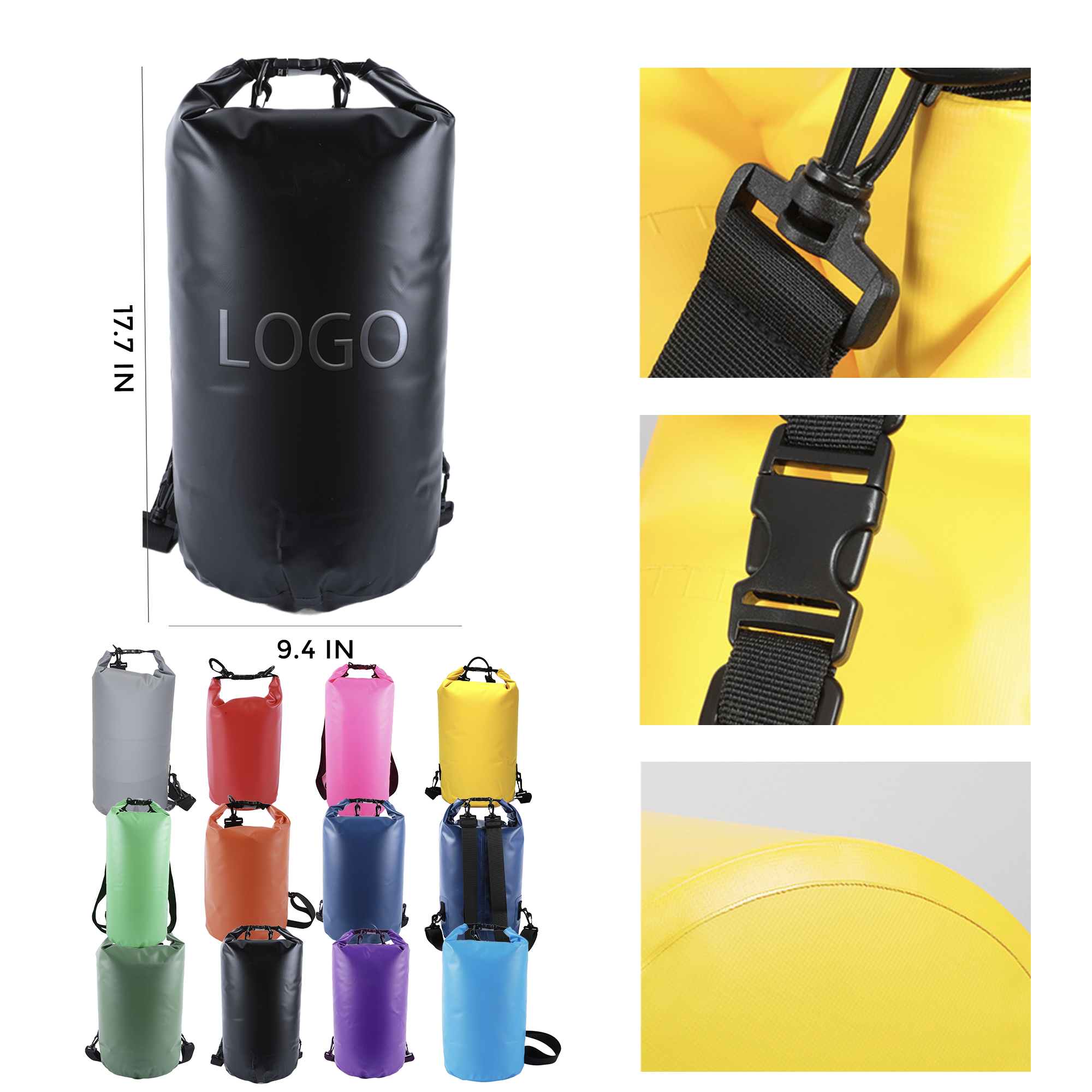 MOQ 10 PCS Spacious Waterproof Bag 2