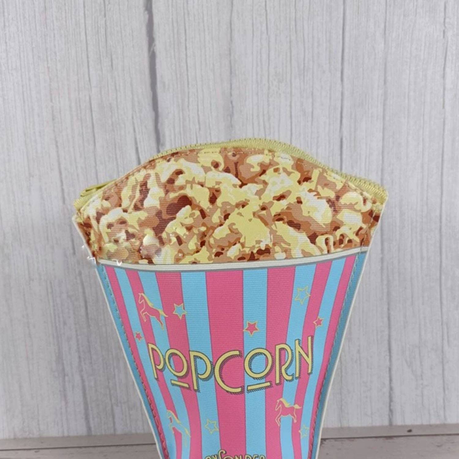PU Leather Popcorn Bucket Cosmetic Bag 4