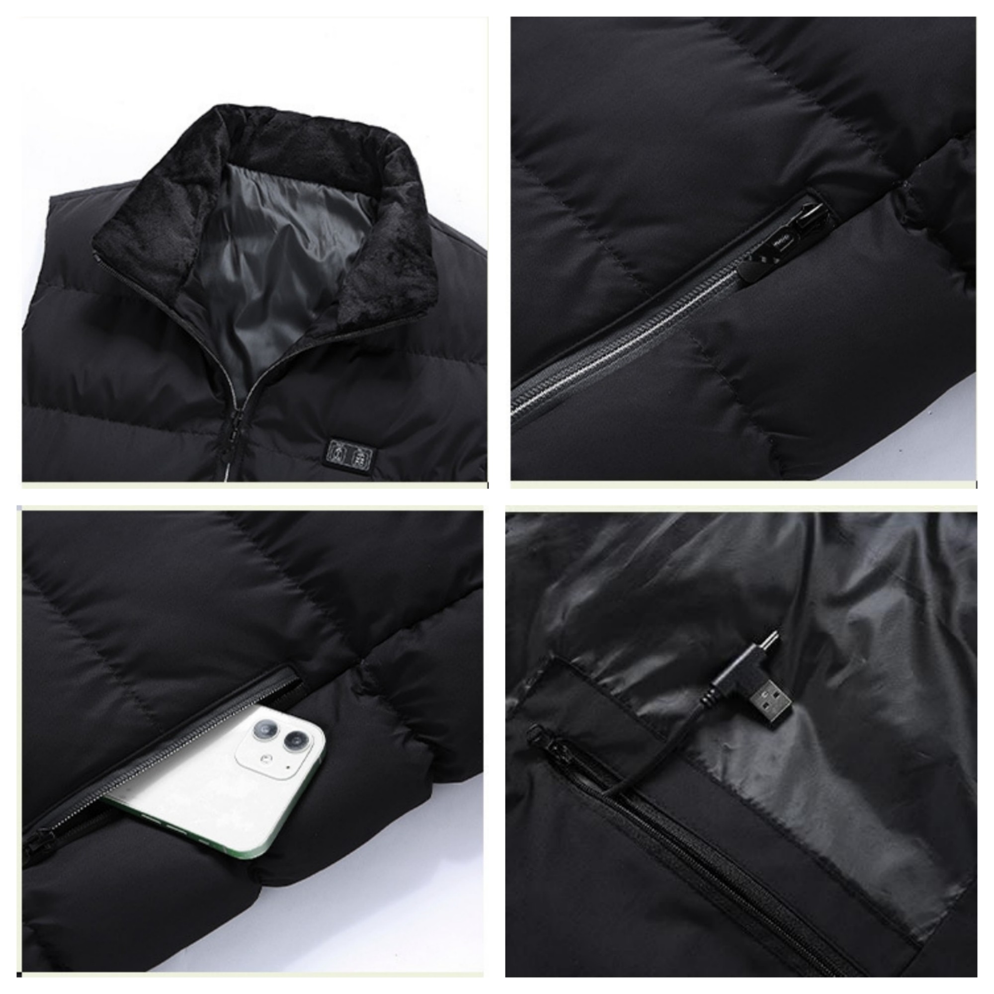 USB Rechargeable Heating Jacket 5