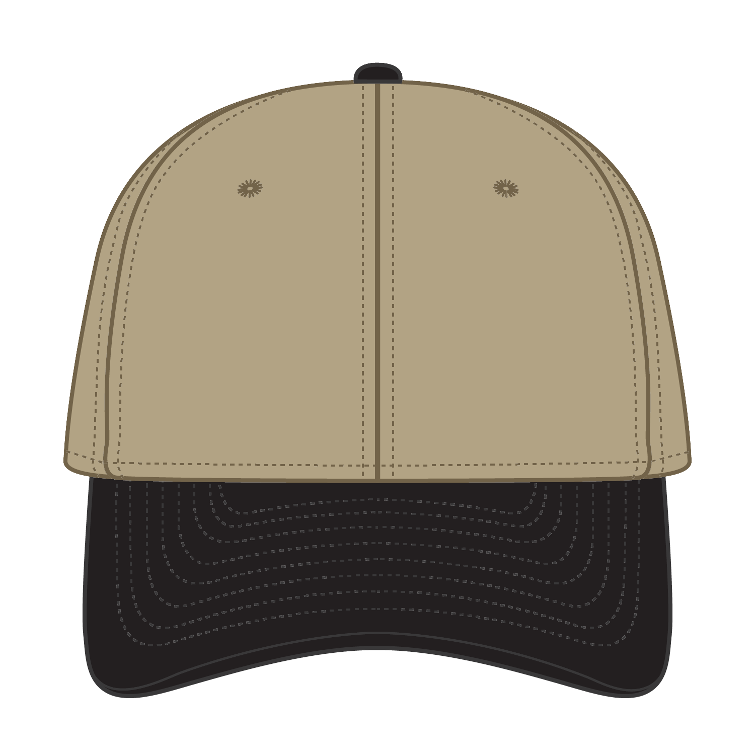 OTTO CAP® OTTO FLEX® Fitted 6 Panel Low Profile Dad Hat 25