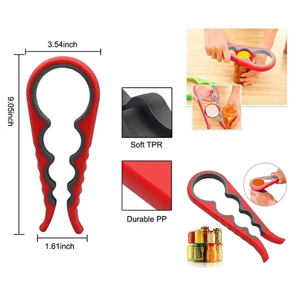4 in 1 Multi Function Can and Bottle Opener 5