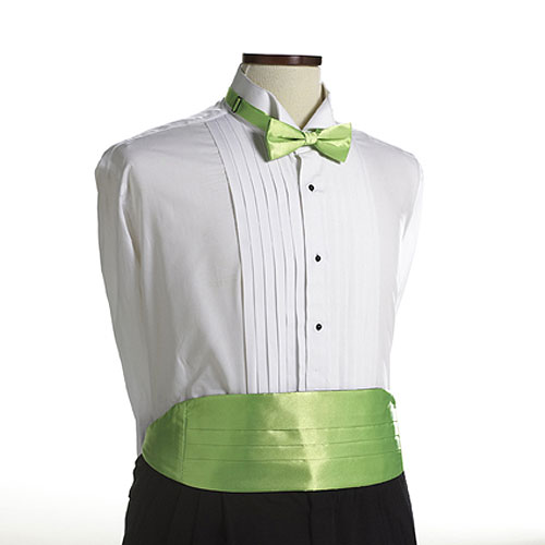 Lime Green Cummerbund 2