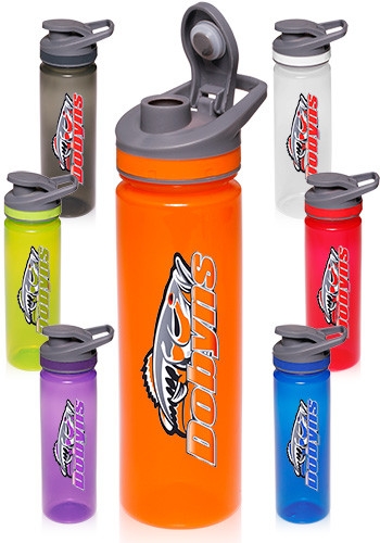 22 oz Flip Top Plastic Sports Bottle 2