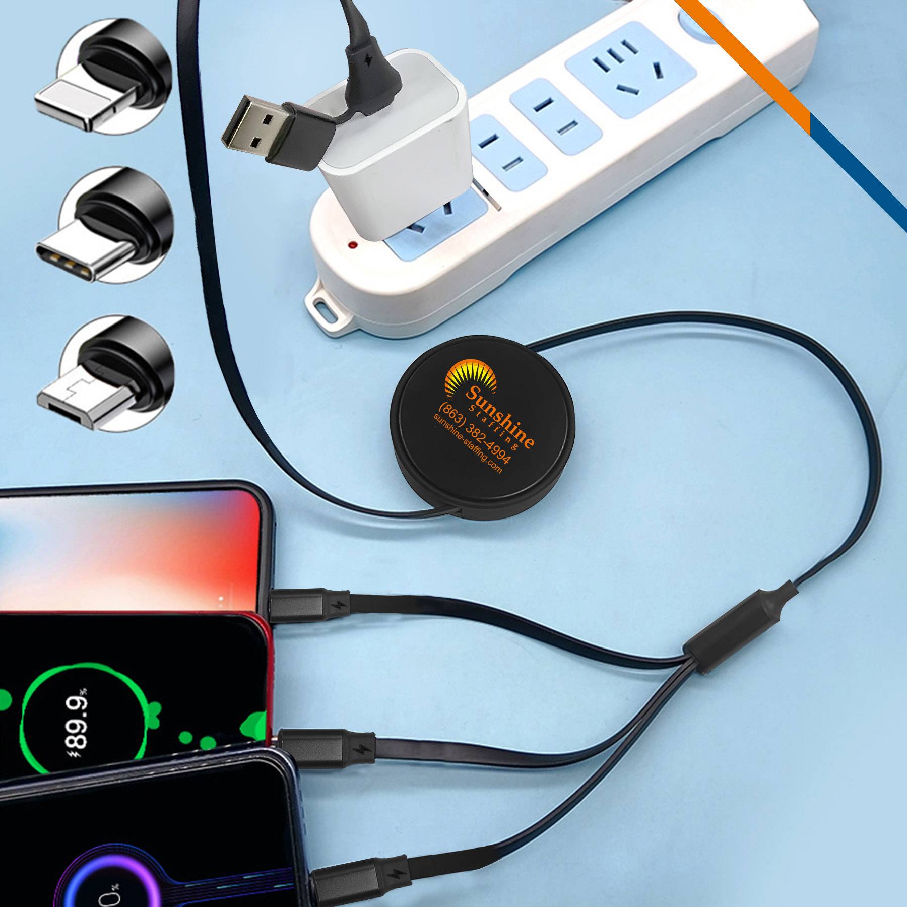 Clozzy 5in1 Retractable Cable 9