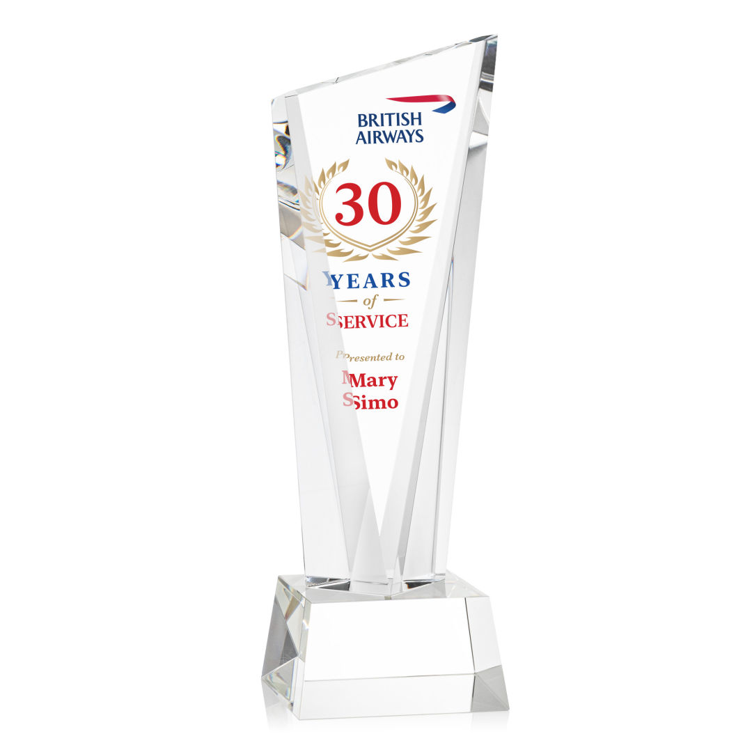 Plymouth VividPrint™ Award on Robson Base - Clear 6