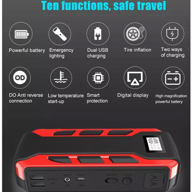Portable Car Emergency Starter Power 12V / 2000A 1