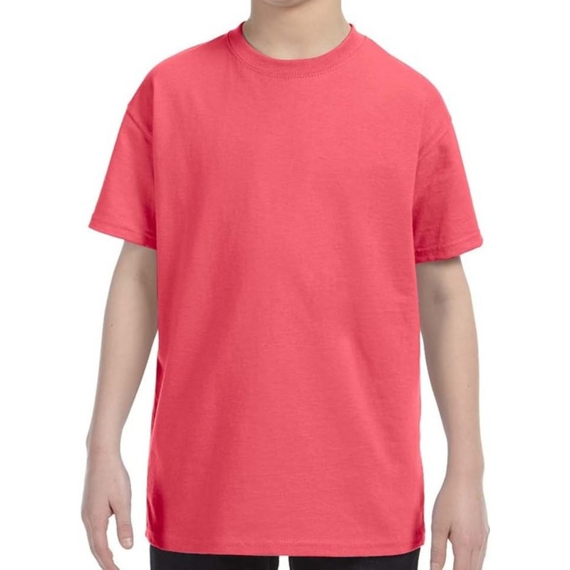 Custom Embroidered Youth Basic Cotton T-Shirts 24