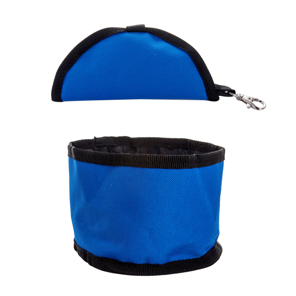 600D Poly Folding Pet Travel Bowl w/hook 14
