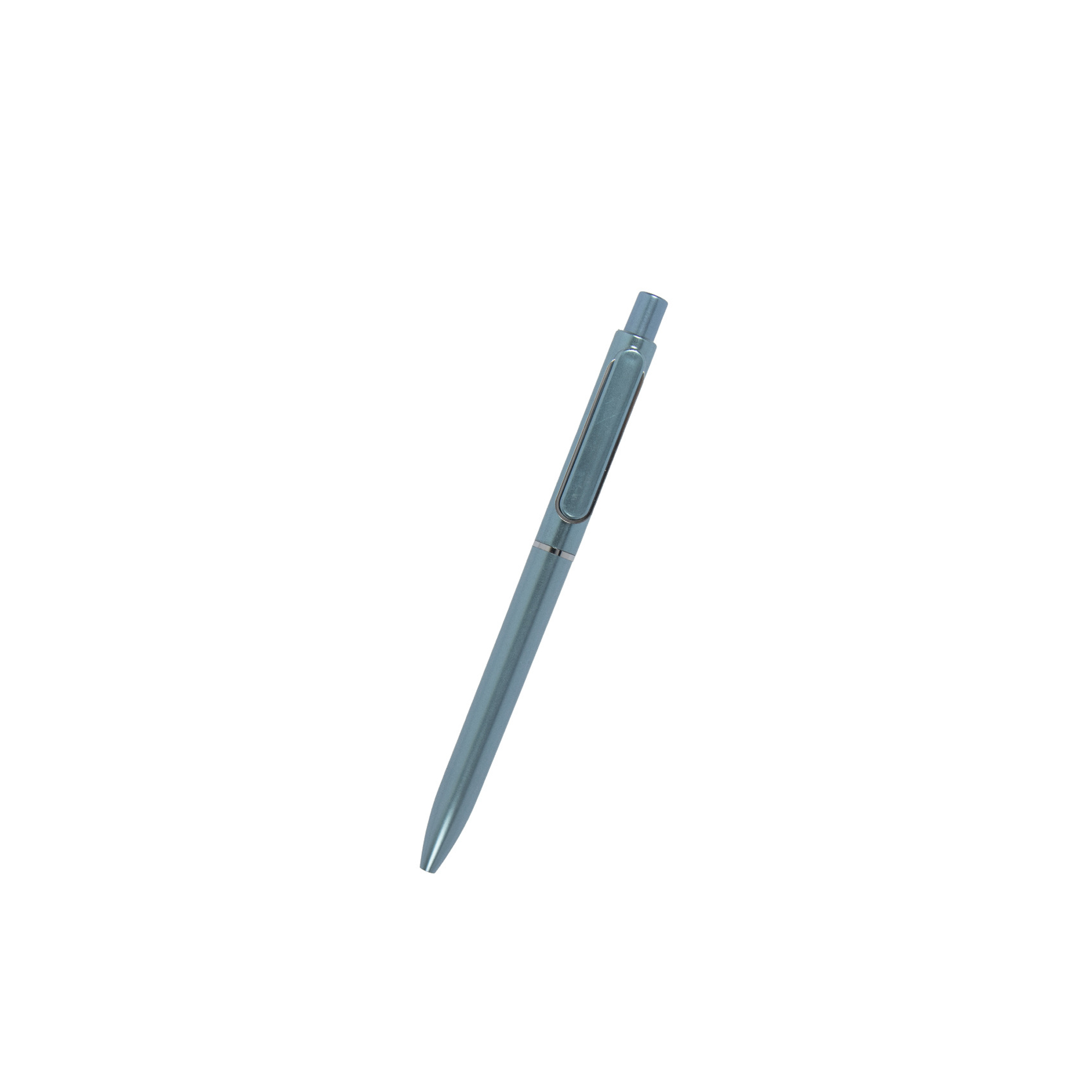 Metallic Barrel Click Pen With Contoured Grip 9