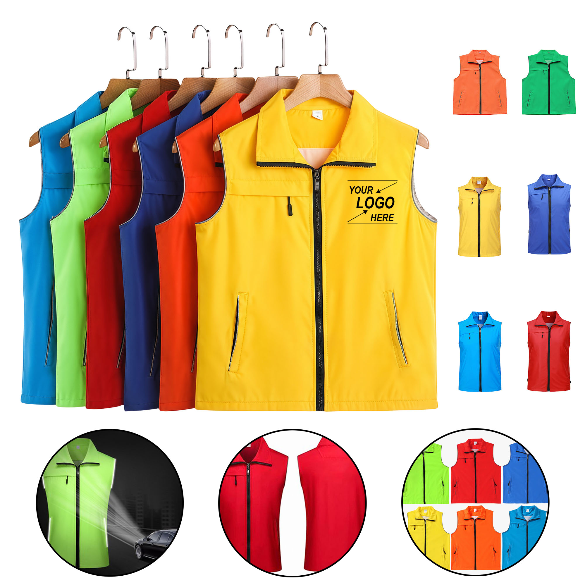 Unisex Adult Volunteer Safety Vest 5