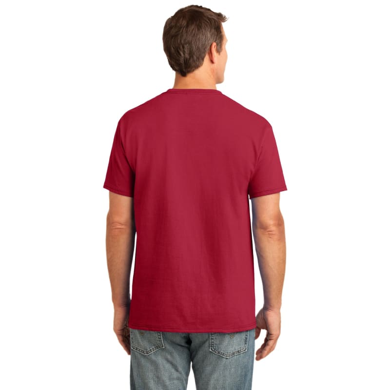 Port & Company Core Cotton Pocket Tee. 54