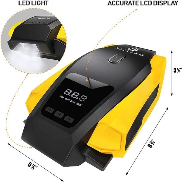 Car Tire Pump Compressor Inflator 6