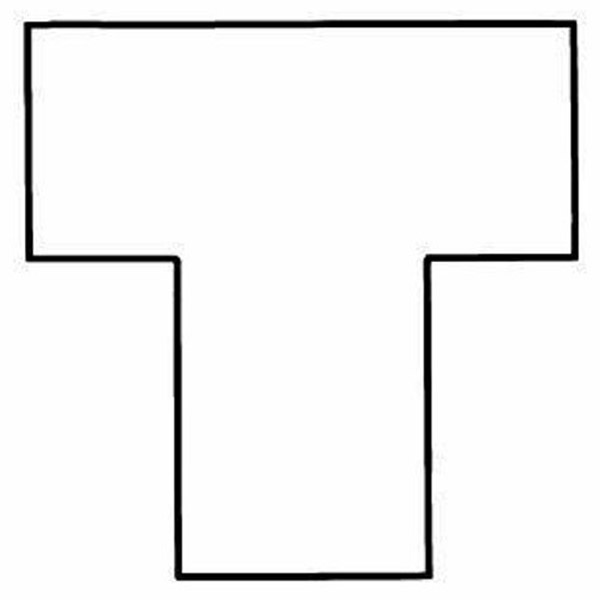 Magnet - Letter T - Full Color 1
