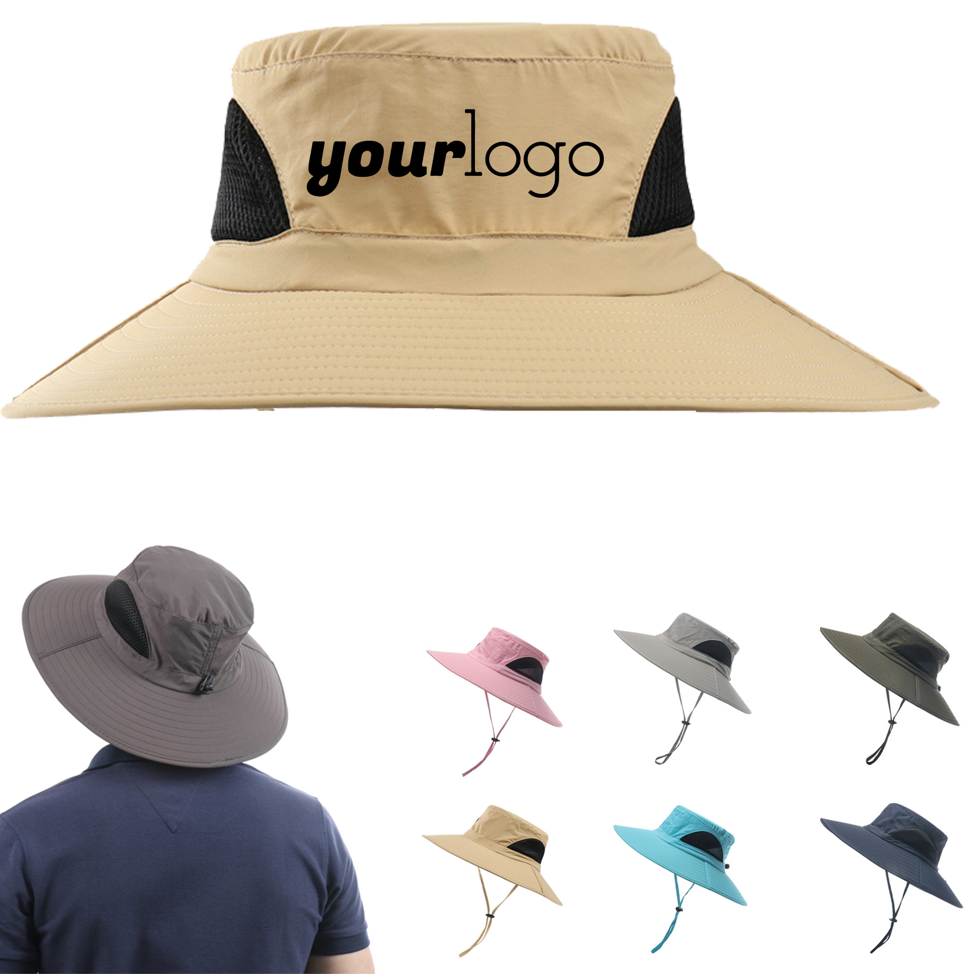 Large Brim Bucket Hat for Camping and Gardening 2