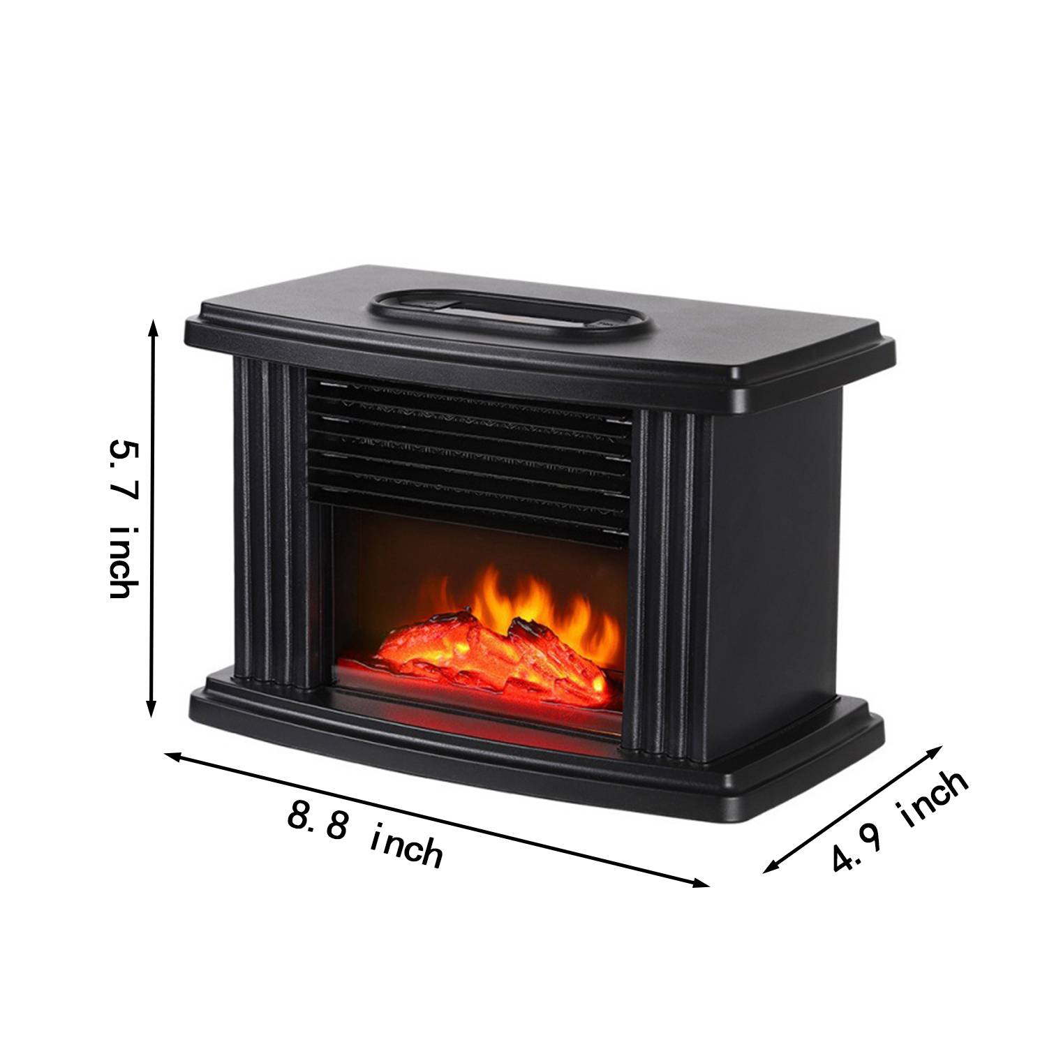 Mini Electric Fireplace Stove Heater 3