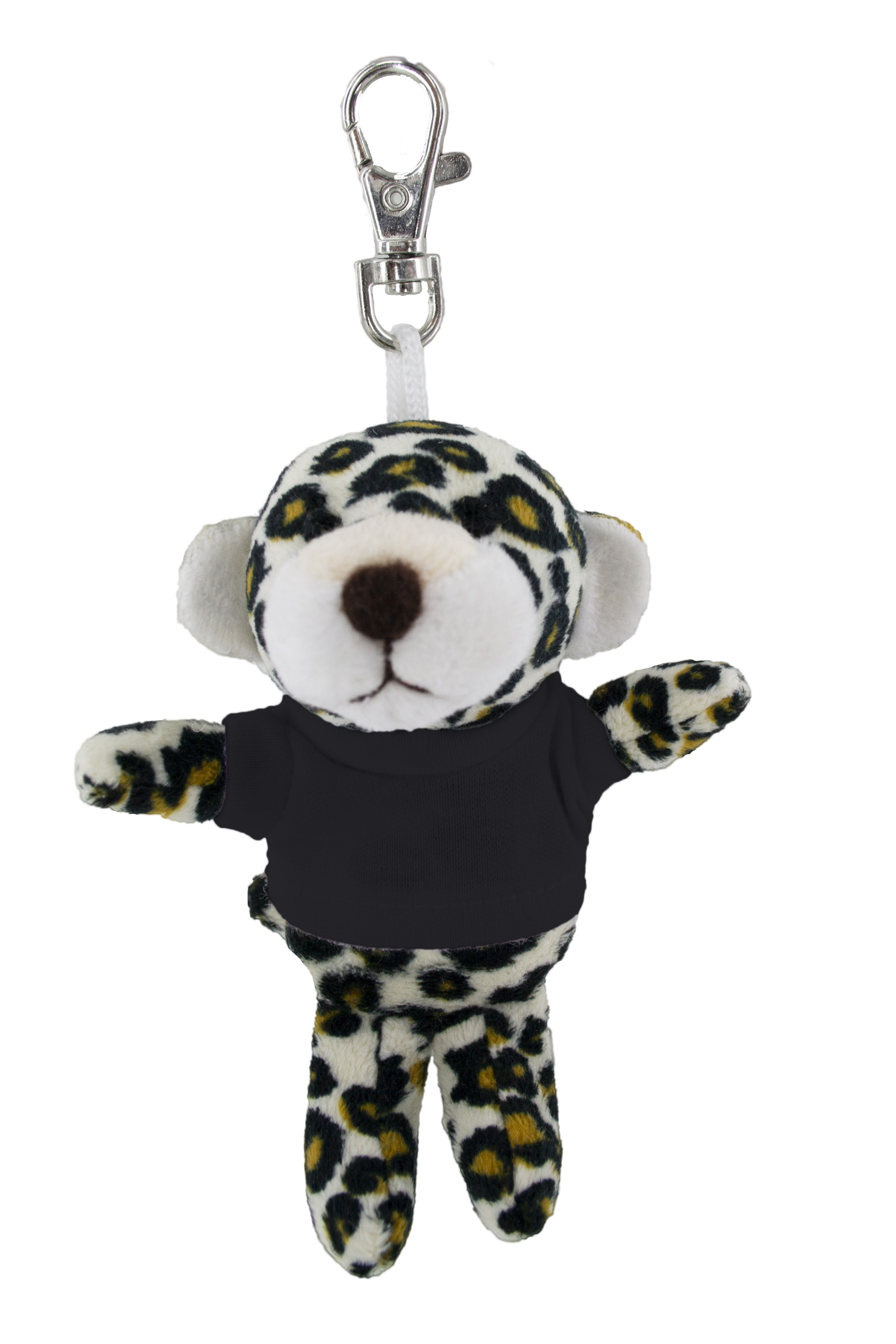 Soft Plush Leopard Keychain With Tee 5