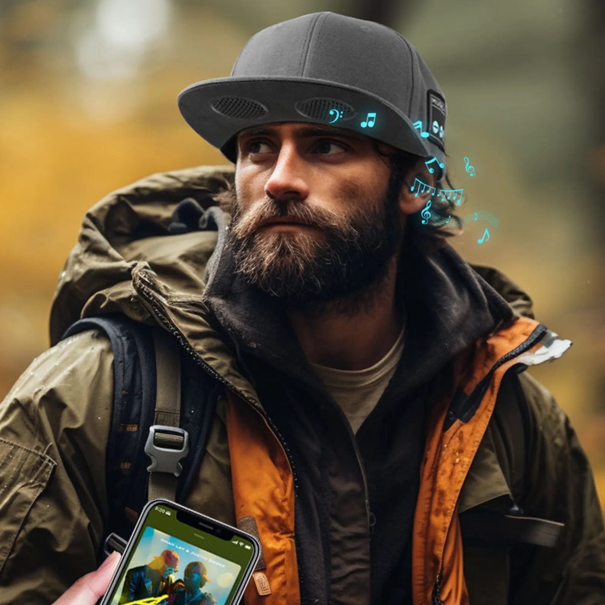 Wireless Audio Baseball Cap 3