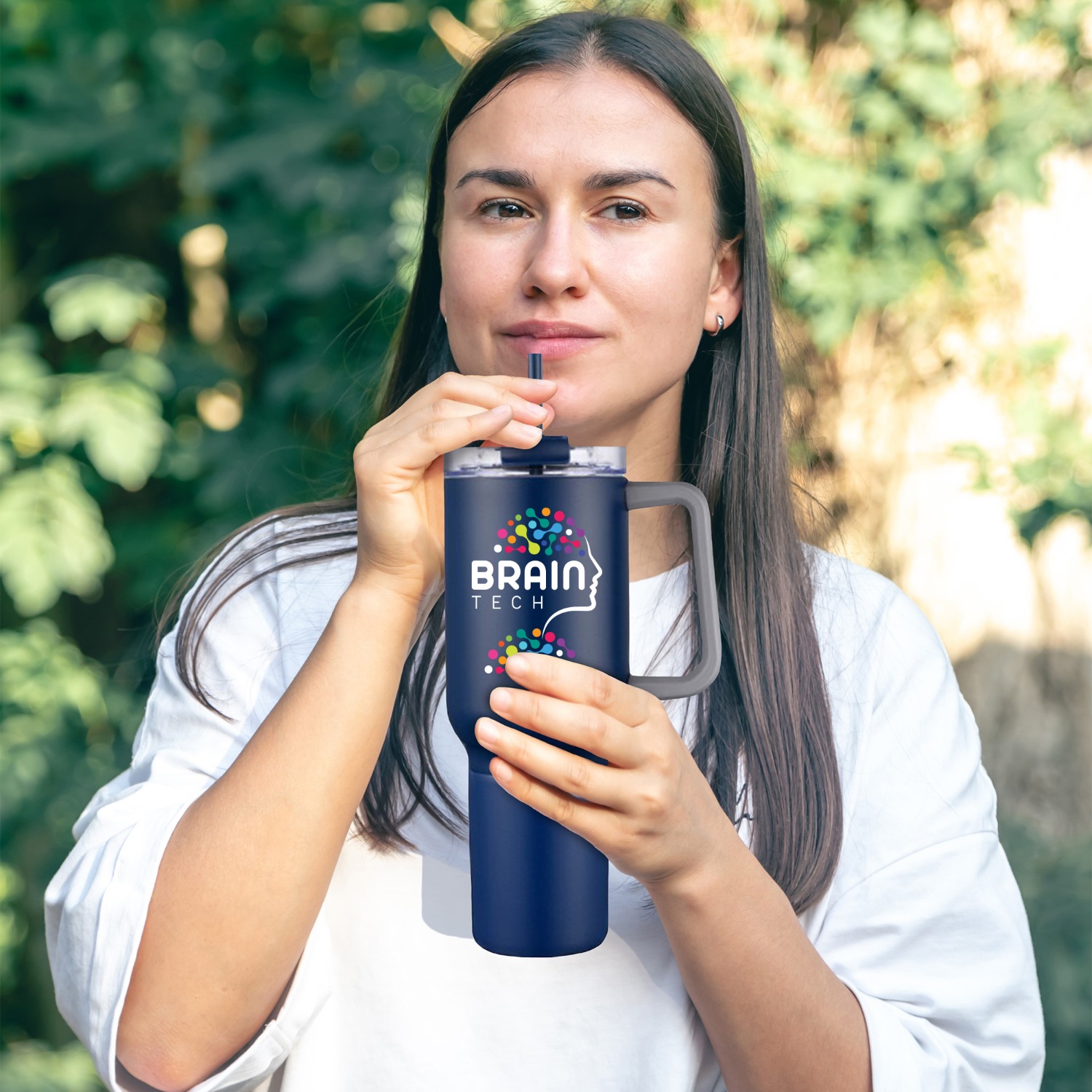 Bernard Two-in-One 21 oz Stainless Steel Travel Mug and Beverage Holder 13