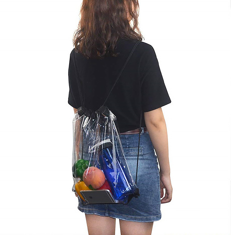 Clear Stadium Drawstring Backpack 4