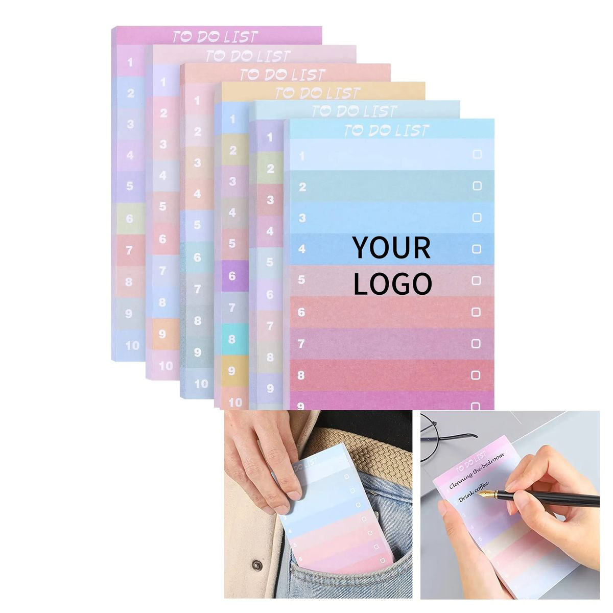 Colorful Reminder Note Pads for Office or School 1