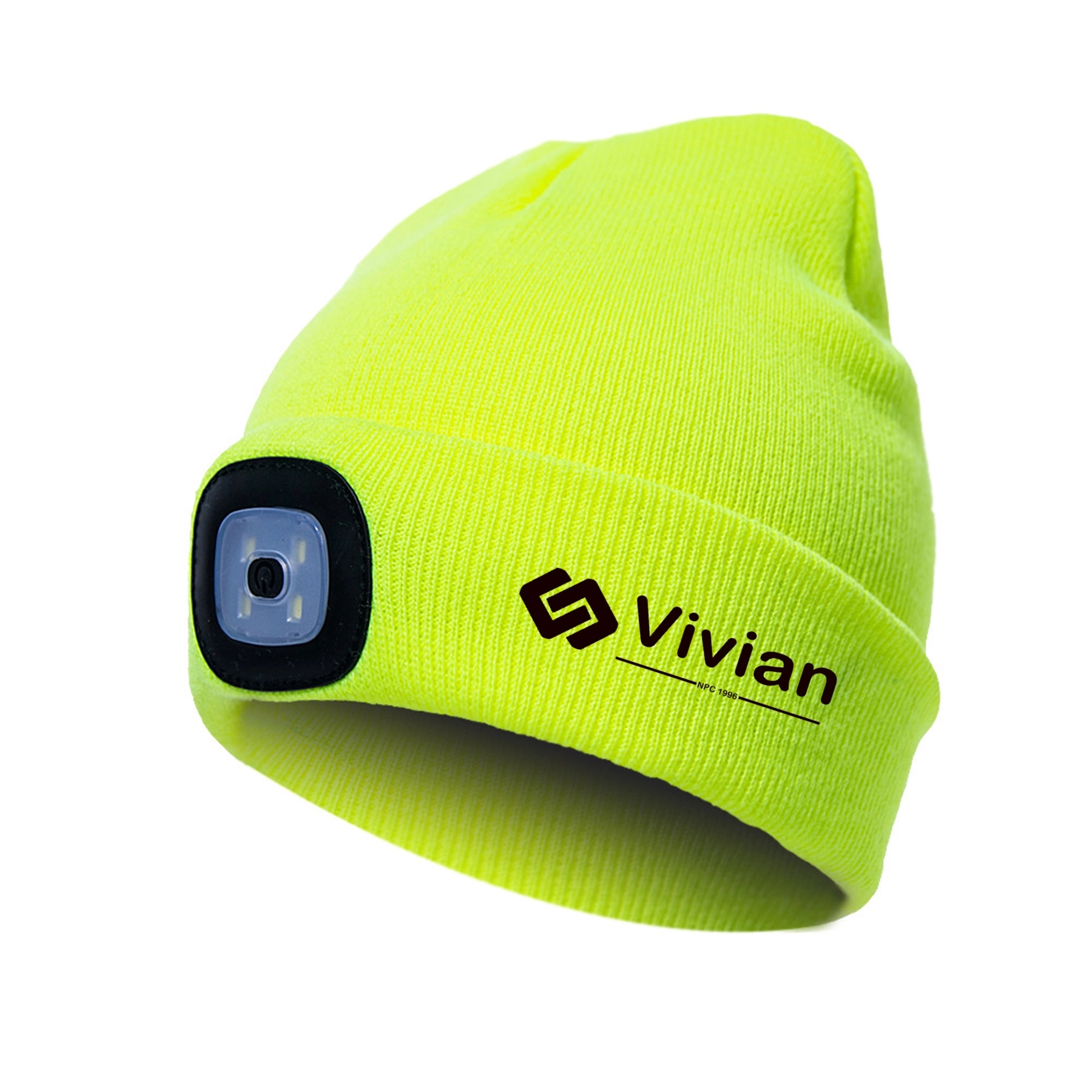 USB Rechargeable LED Acrylic Beanie Hat 8