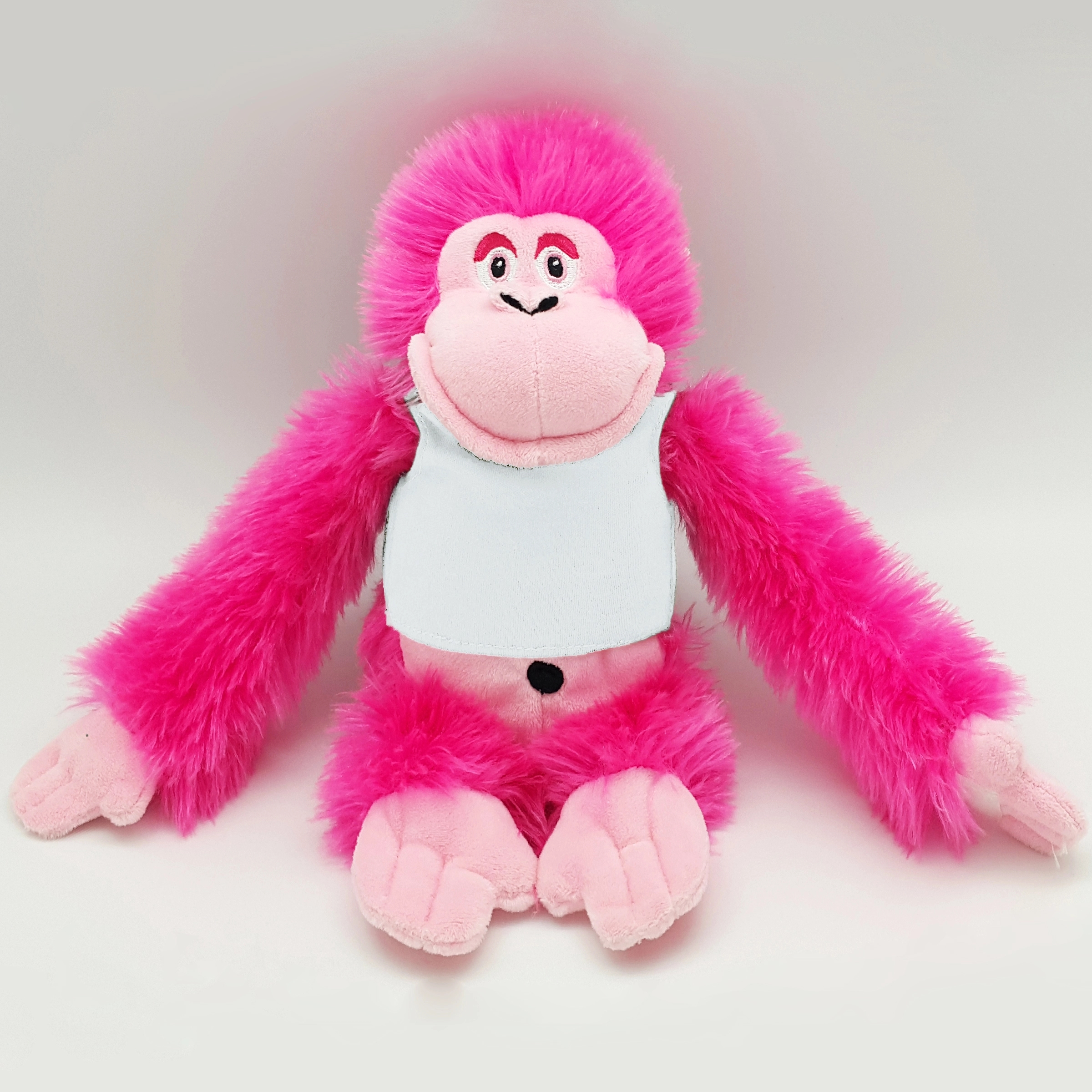 11" Bright Color Hot Pink Gorilla 17