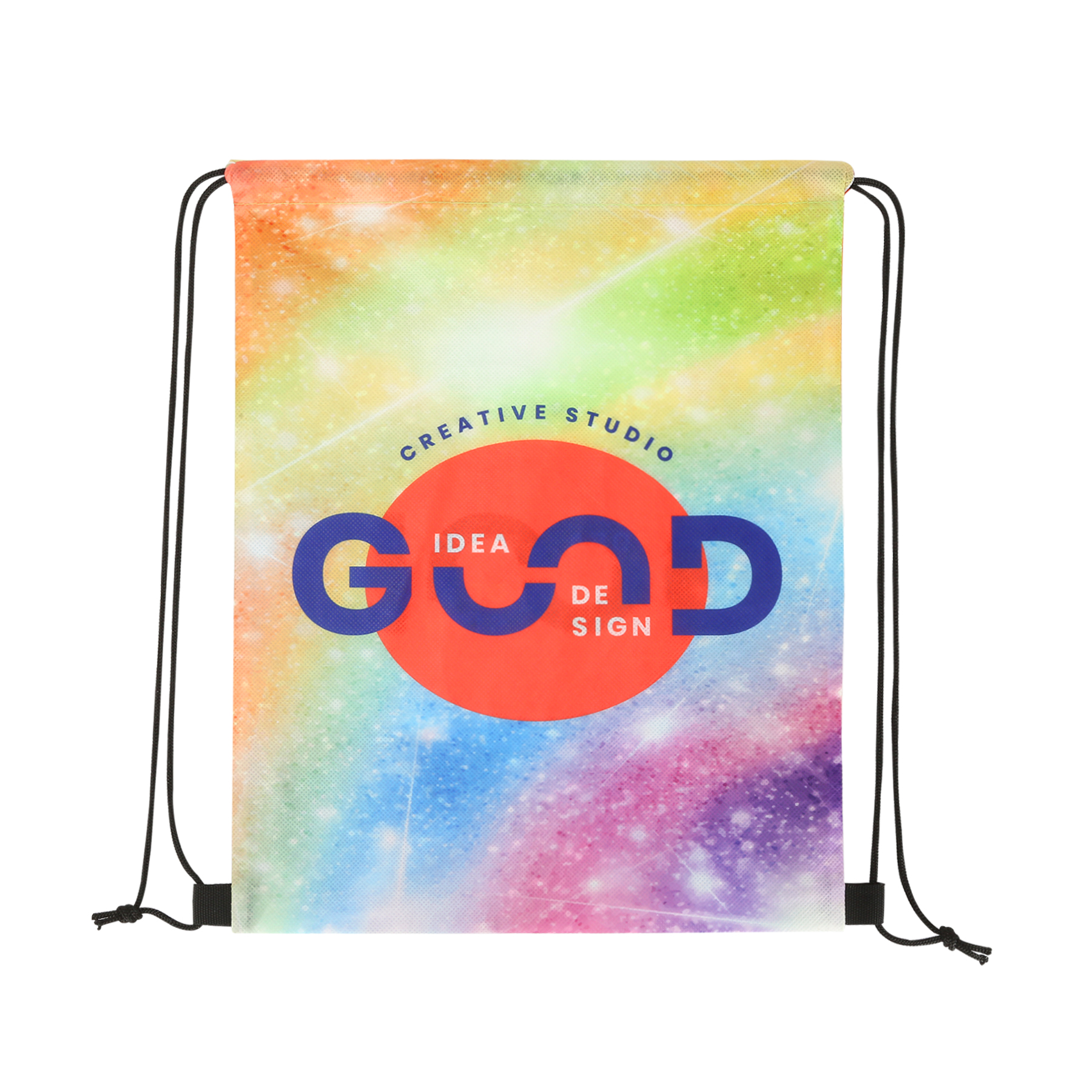 Sublimated RPET Non-Woven Drawstring Backpack 1
