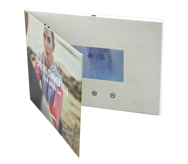 AP-PWK16 - 4.3 inch LCD A5 Size Bi-fold Video Brochure-4GB 4