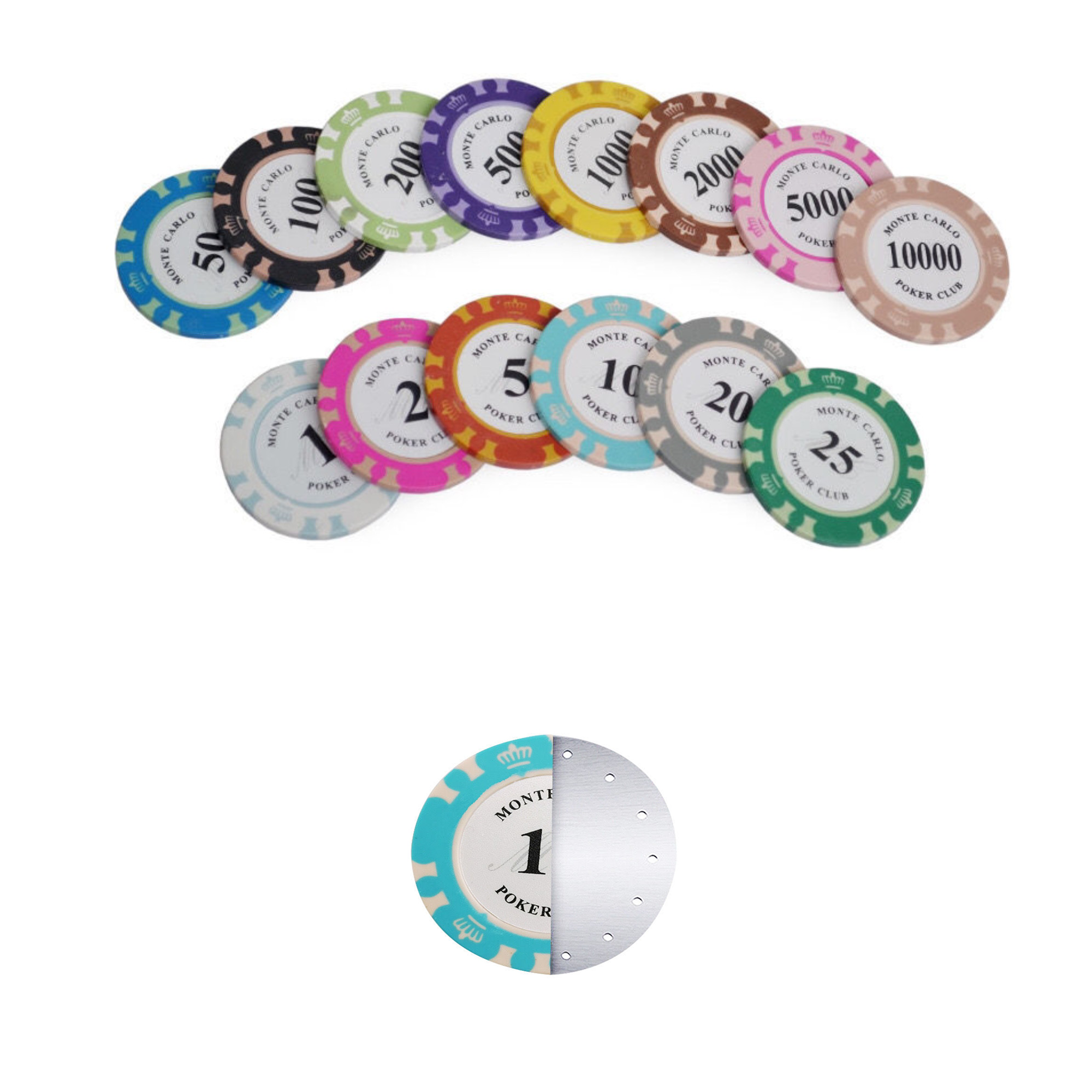 Dice Style ABS Poker Chip 2