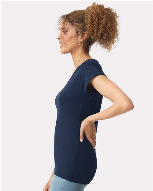 Women's Softstyle® V-Neck T-Shirt - 64V00L 31