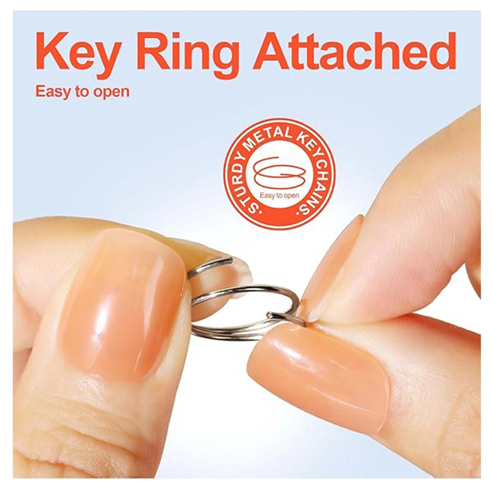 PU Leather Keychain 3