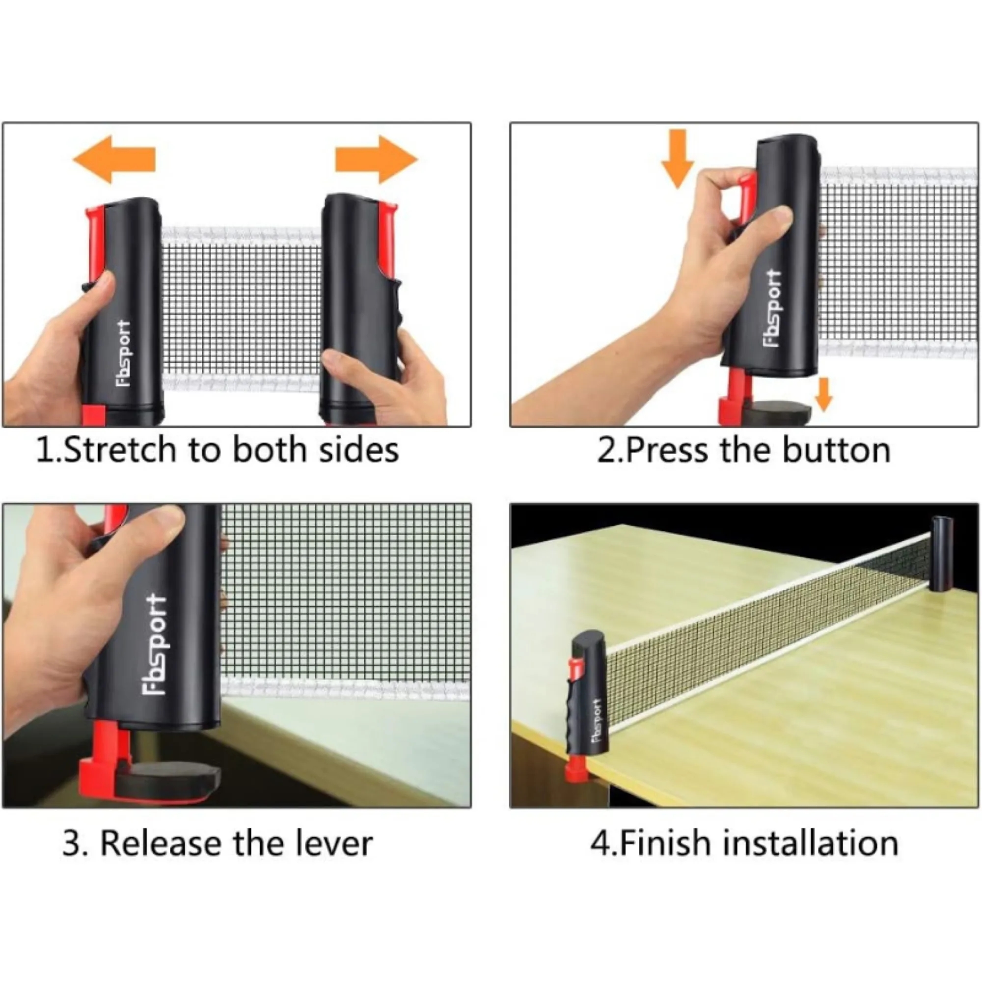 Portable Table Tennis Telescopic Grid 5
