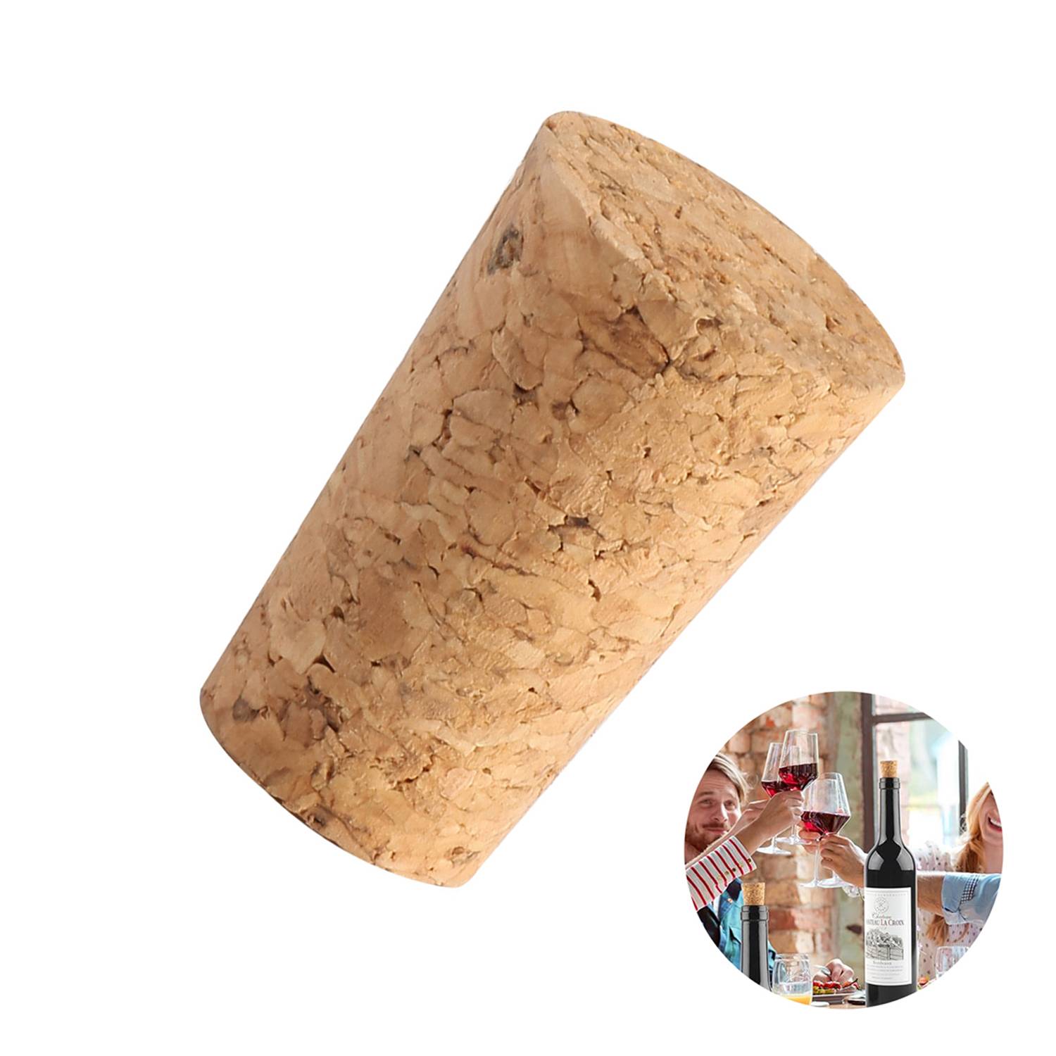 Tapered Cork Plugs Wine Bottle Stopper