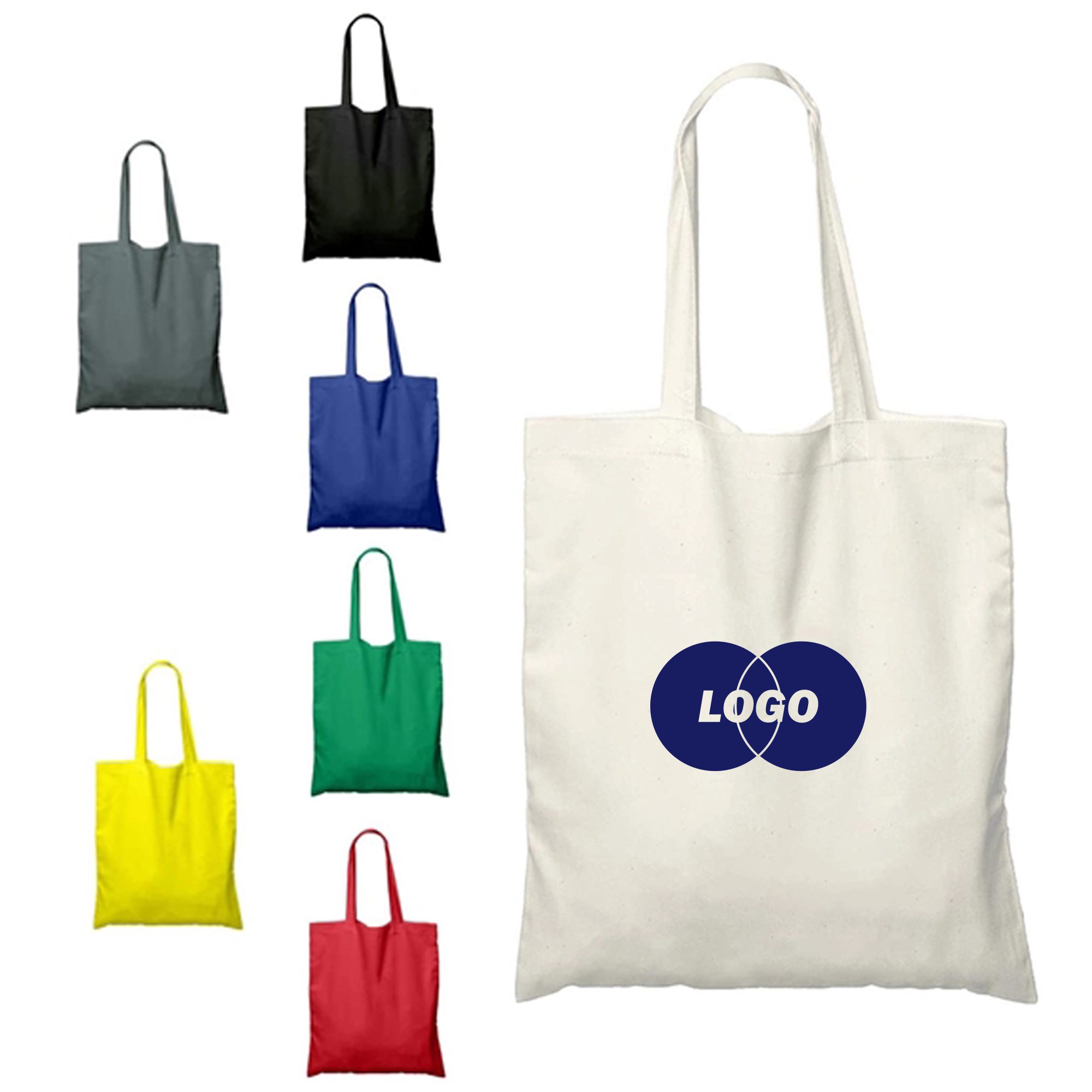 Durable Shopping Canvas Tote Bag, custom tote bag with logo imprint 3