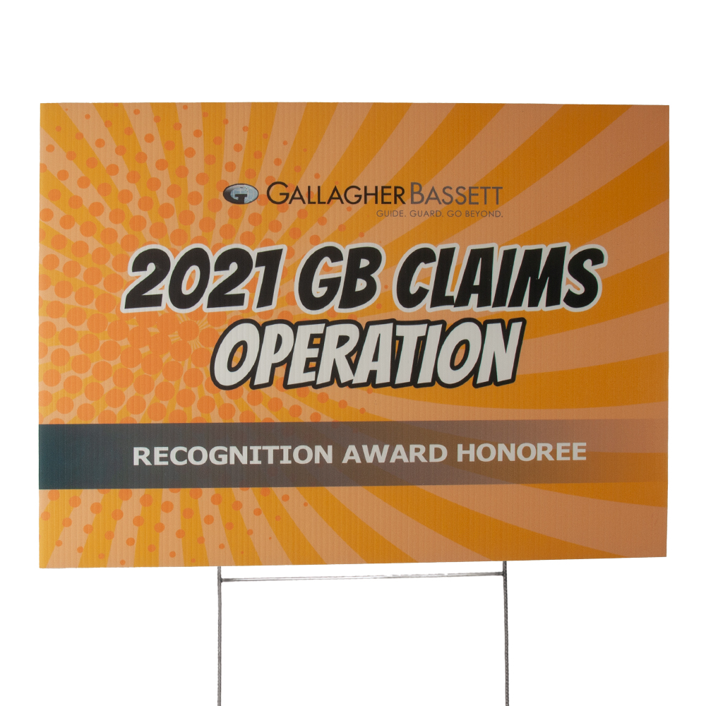 18" x 24" Yard Signs - Digital Full Color Imprint