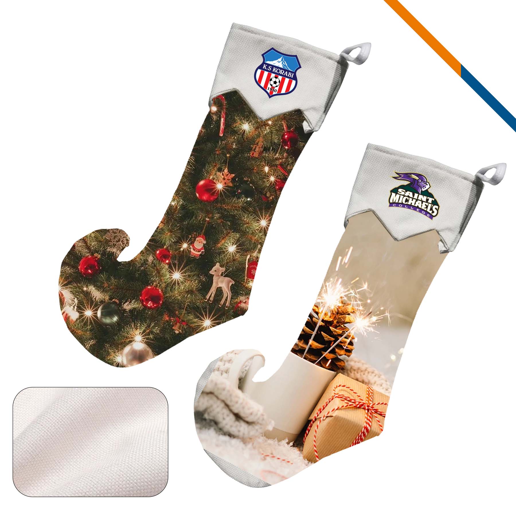Parker Christmas Stocking, custom tote bag with logo imprint 3