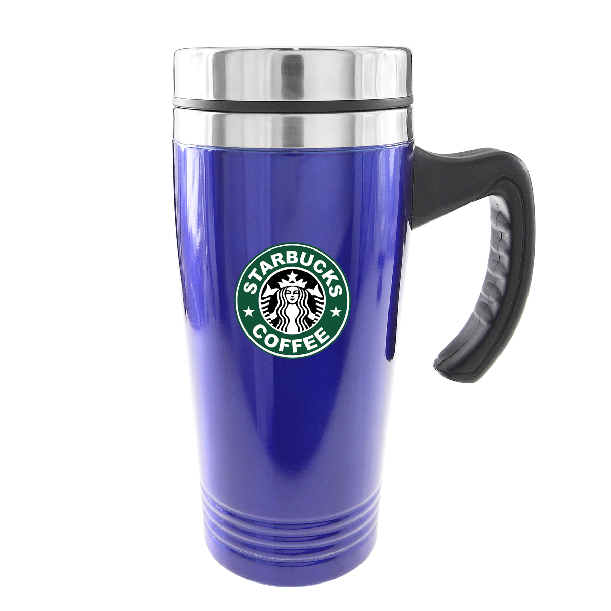 Traveler 16 Oz. Double Wall 18/8 Stainless Steel Mug (Blue)