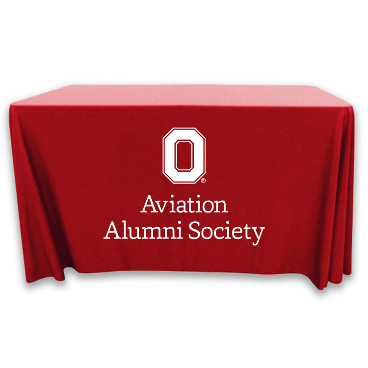 4 ft. x 24 PolyKnit Table Cover (One Color Logo) 19