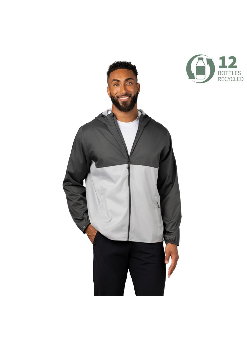 Storm Creek Men's Idealist Water-Resistant Full Zip Hooded Windbreaker 8