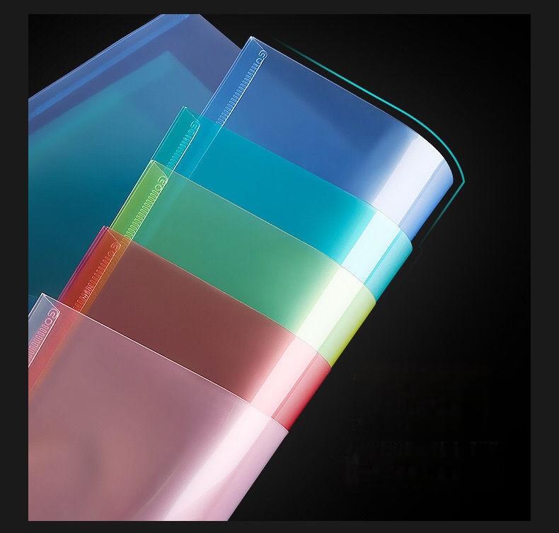 A4 Snap Label Transparent Document Bag 2
