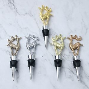 Festive Reindeer Wine Stopper Cork For Holiday Celebrations 3