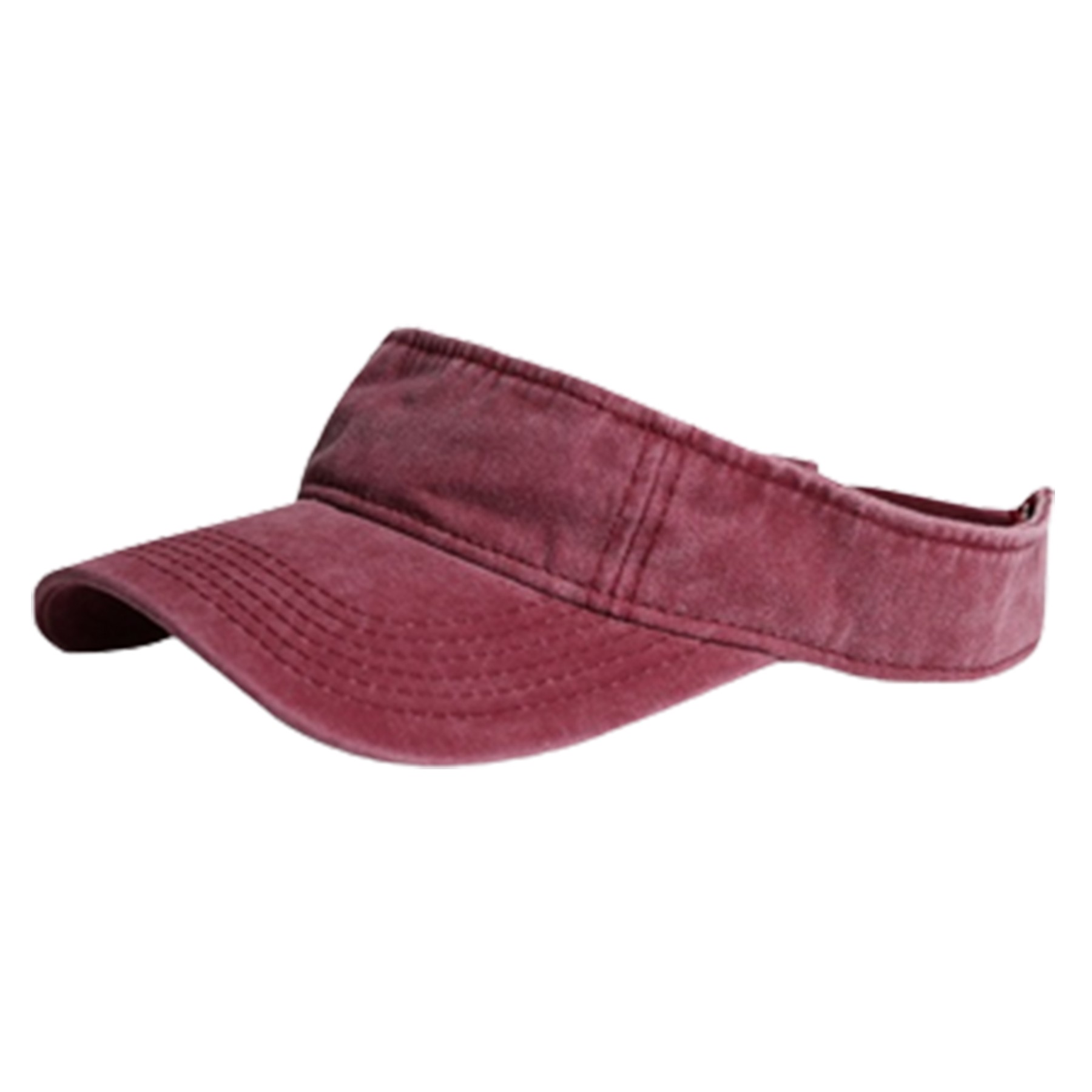 Stonewashed Cotton Visor Baseball Cap 5